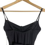 Michael Kors MICHAEL  Black Underwire Gold Logo Belt One Piece Swimsuit Size 6 Photo 6