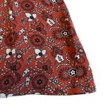 ALC Frank A.L.C. Spencer 100% Silk Floral Print Mini Dress Short Sleeve High Neck Size 4 Photo 11