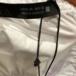 ZARA  White Poplin Midi Dress with Straps Extra Large Photo 7