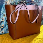 Kate Spade Brown and Lilac Tote Bag Photo 1