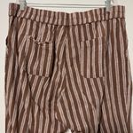 PACT Harbour Relaxed Pant in Husk Stripe Size XXL Brown Cotton Hemp Fall White Photo 6