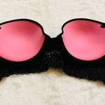 PINK - Victoria's Secret PINK Victoria’s Secret Black Sequin Bustier Size 34B Photo 9