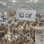 J. Crew Size 27 Jeans 10" High Rise Toothpick Animal Print Safari Leopard NEW Photo 14