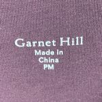 Garnet Hill  Favorite Maxi Knit Skirt Size Medium Petite Dark Purple Cotton Modal Photo 6