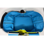 Evergreen Enterprises Collapsible Market Basket Blue‎ Green Pink Butterflies Photo 4