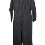 Free People NEW  We The Free Touch The Sky One-Piece Black Denim Size Small $178 Photo 3