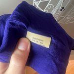 Alice + Olivia Silk Geometric Watercolor Print V-Neck Mini Dress Sz 8 Western Photo 3