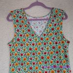 New!‎ BODEN Sleeveless Jersey Shift Dress Green, Enchanting Bloom, size 6R Green Photo 6