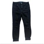 Wax Jean Juniors Womens  Los Angeles Mid Rise Skinny Distressed Jeans - Sz 7 28 Photo 1