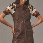 Anthropologie Pilcro Coated Crewneck Mini Dress, Size 2 Photo 2