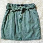 Hollister Paper Bag Waist Jean Skirt Ultra High Rise 27/5 Photo 0