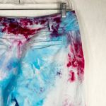 Daisy Fuentes Size 8 Shorts Singing Loud Tie Dye Handmade Blue Pink 11 Inch 1161 Photo 7