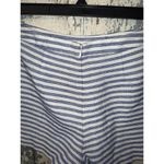BCBGeneration  Women's White and Navy Striped Pleat Front shorts size 2 Photo 3