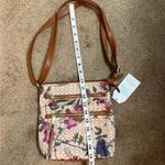 Time And Tru Norah Purse Colorful Floral Flower Crossbody Zip Handbag Bag NWT Blue Photo 15