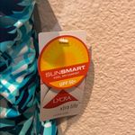 New L.L. Bean Women’s Tankini Top 20W Plus Size Aqua Blue NWT Photo 3