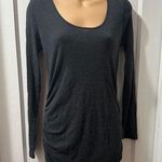 Old Navy Maternity Heather Black Long Sleeve Top in S Photo 0