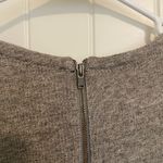J.Crew  women’s leather front knit back zip‎ up top XXS Photo 6