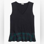 J. Crew Black Drapey V Photo 3