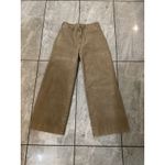 Pilcro Women Brown Wide Leg Crop Pants Size 25 Casual Boho Stretch Photo 1