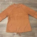 Anthropologie Amadi Margi Terry Cloth Drawstring Sweater Size Small Boho Photo 0