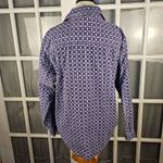 Disney Vintage  Winnie The Pooh Womens Purple Eeyore Long Sleeve Button Down Med‎ Photo 1