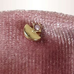 Free People  Blush Pink Velvet Rose Brooch 5 Pairs of Stud Earrings Cross Heart Photo 8