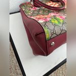 Gucci Soft GG Supreme Monogram Blooms Top Handle Bag Beige Multicolor Dry Rose Photo 7