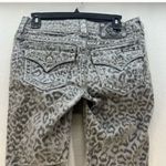 Miss Me Signature Rise Skinny Cargo Jeans in Grey Leopard combo sz 24 NWT Photo 6