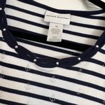 Alfred Dunner  sea anchors Beaded Short-Sleeve Tee size blue and white XL Photo 3