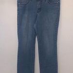 Cool g Womens Bling Embellished Straight Leg Blue Denim Jeans Size 16 Photo 0