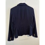 Banana Republic  Blazer Classic Blue Two Button Stretch Dress Jacket Womens 6‎ Photo 6