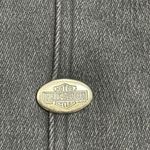 Harley Davidson  Vintage Women Black Denim Vest size S Photo 4