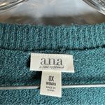 a.n.a NWT  Teal Knit Scoop Neck Pullover Sweater 0X Photo 1