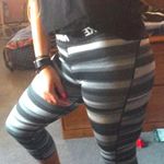 Nike Stripped Athletic Leggings Photo 0