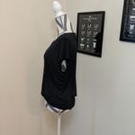 Ella Moss  Black Striped Cap‎ Sleeve Tee Photo 1