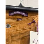 Gloria Vanderbilt  Amanda Slim Corduroy Jeans Womens 18 Petite Cider Spice Photo 1