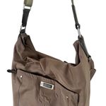 Tumi Nylon Voyageur Venice Hobo Tote Travel Bag Tan Brown Photo 5