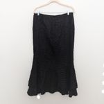Click Collection Womens Skirt Size 6 Black Maxi Flared Ruffle Witchy Whimsigoth‎ Photo 3
