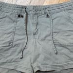 prAna Khaki Beige Hiking Outdoors Drawstring Waist Shorts size 6 Photo 1