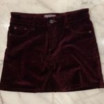 Nordstrom Burgundy Velvet Skirt Photo 0