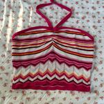 Crave fame  striped halter crop top Photo 1