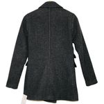 Abercrombie & Fitch Womens Gray Polyester Wool Pockets Pea Coat Jacket Size XS Photo 1