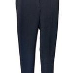 Ann Taylor Seamed Ankle Pants Black Slit Front Size 2 Bi-stretch career office Photo 0