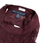 American Eagle  Outfitters Maroon A Line Lace Mini/Short Dress Size XS (37-61) Photo 3