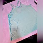 Nike  Dri-fit tank top with keyhole cut out, baby blue color, size large, sheer Photo 0