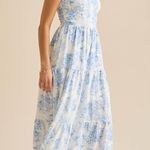 Altar'd State NEW Altar’d State Blue Floral Maxi Dress Size Large NWT Photo 1