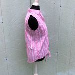 Nautica  Pink & White Striped Tie Waist Top S NWT Photo 12