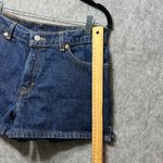 Levi's Vintage 90s  Denim Shorts‎ High Waist Dark Wash Size 11 JR Made USA Photo 2