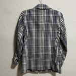 Nine West Blazer XS Plaid Career Business Casual One Button Jacket Photo 4