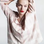 ZARA Dusty Pink Tie Dye Button Up Long Sleeve Shirt Photo 1